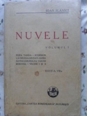 NUVELE VOL.1 EDITIA VIII-A-IOAN SLAVICI-230015 foto