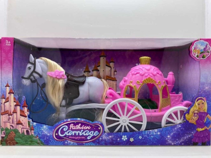 Caleasca cu cal de jucarie