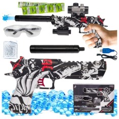 PISTOL SIGUR PUȘCĂ AUTOMATĂ BILE DE GEL