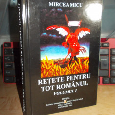 MIRCEA MICU - RETETE PENTRU TOT ROMANUL , ILUSTRATII FLORIN PUCA , CU AUTOGRAF #