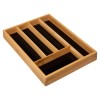 Organizator sertar tacamuri 5Five Blackbamboo, bambus, 25x34x5 cm, natur Household NewTrend