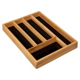 Organizator sertar tacamuri 5Five Blackbamboo, bambus, 25x34x5 cm, natur Household NewTrend