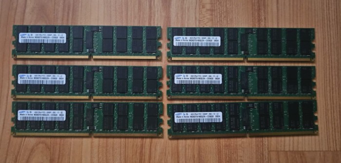 Memorie Server 24GB 6x4GB DDR2 Registered