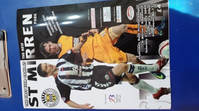 program St. Mirren - Kilmarnock foto