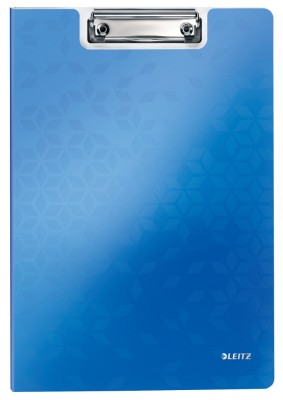 Clipboard Leitz Wow, Dublu, Polyfoam, A4, 100 Coli, Albastru foto