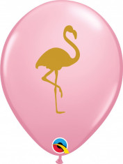 Baloane latex 11&amp;quot;/28 cm Flamingo - Pink, Qualatex 57554 foto