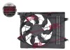 GMV radiator electroventilator Kia Sportage (JE), 2010-2015, Hyundai IX35 (LM), 2009-2015, motor 1.6, 2.0, benzina, 460 mm; 3 pini