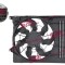 GMV radiator electroventilator Kia Sportage (JE), 2010-2015, Hyundai IX35 (LM), 2009-2015, motor 1.6, 2.0, benzina, 460 mm; 3 pini