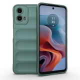 Husa Wave din Silicon compatibila Motorola Moto G34 Anti-Shock, Verde, Oem