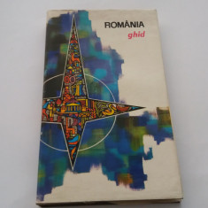 ROMANIA GHID TURISTIC 1969 CONTINE HARTA,CARTONATA RF17/2