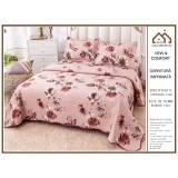 Cumpara ieftin Set Cuvertura Catifea Pat Dublu 3 Piese - PIT142