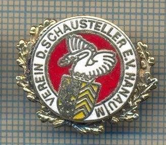 Y 894 INSIGNA -VEREIN D.SCHAUSTELLER E.V. HANAU/M- GERMANIA-PENTRU COLECTIONARI foto