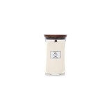 WoodWick Linen Lum&acirc;nare aromată cu fitil din lemn 609.5 g