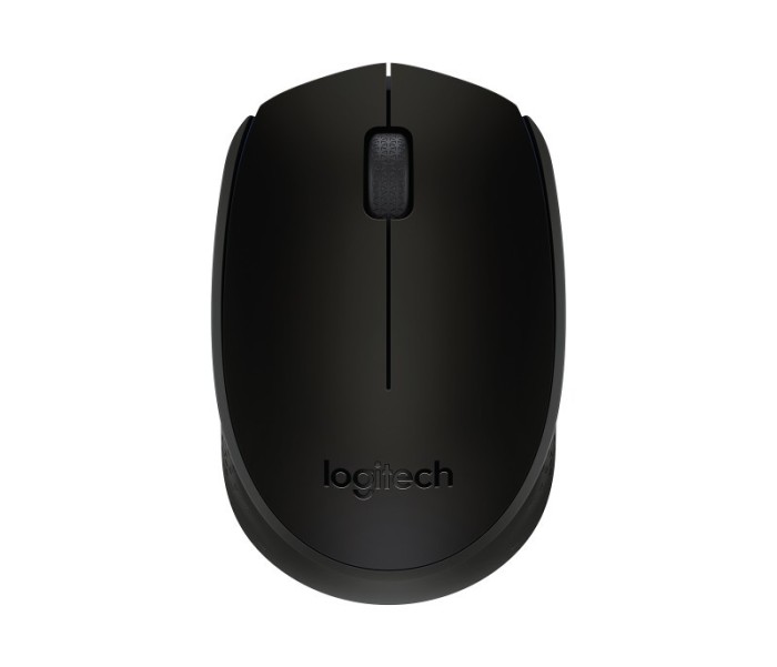 Mouse wireless logitech b170 optic interfata usb rezolutie 1000 dpi numar butoane 2/1 negru