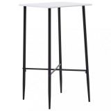 Cumpara ieftin Masă de bar, alb, 60 x 60 x 111 cm, MDF