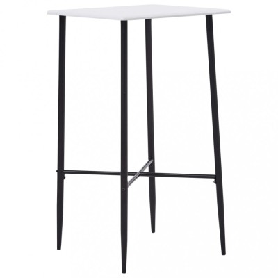 Gossi masa de bar, alb, 60 x 60 x 111 cm, mdf foto