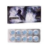 Capsule STUD Dark Horse, cu ginseng și ashwagandha, pentru erecții puternice și de durată, 10 buc