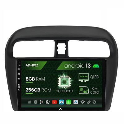 Navigatie Mitsubishi Space Star Mirage Attrage, Android 13, Z-Octacore 8GB RAM + 256GB ROM, 9 Inch - AD-BGZ9008+AD-BGRKIT267V3 foto