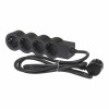 Bloc multipriza mobil 4x2P+T cablu 3m negru Legrand 694562