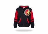Ottawa Senators hanorac cu glugă pentru copii Faceoff Colorblocked Fleece Full-Zip - Dětsk&eacute; S (6 - 9 let)