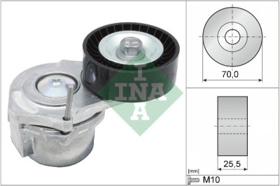 INA 534 0438 10 Intinzator curea, curea distributie foto