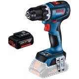 Bosch GSR 18V-90 C + GBA - Masina de gaurit si insurubat 64 Nm + Acumulator Li-Ion 18 V 5 Ah