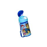 Bidon Copii Paw Patrol Albastru 500ml - Gradinita, Baieti, Plastic, 7x19 cm