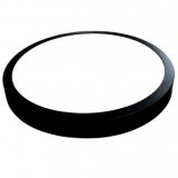 Panou led Caroline 28 Black, rotund, lumina rece 6400 k, 28 W, diametru 26.7 cm, 3000 lm, 100-265 V