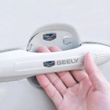 Set 8 Stikere - Autocolante Transparente pentru Protectie Zgarieturi Manere Usa - GEELY