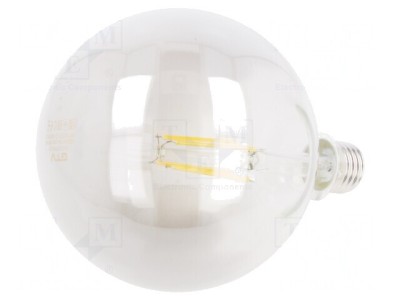 Lampă LED gri 8W E27 2700K foto