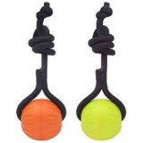 Set 2 jucarii de antrenament pentru caini, galben / portocaliu