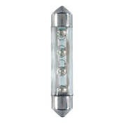 Bec tip LED 12V sofit cu 4 leduri 10x44mm SV8,5-8 2buc - Curcubeu ManiaMall Cars foto