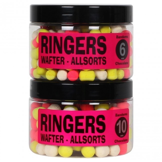 Allsorts Wafter, 70gr. 10 mm. - Ringers