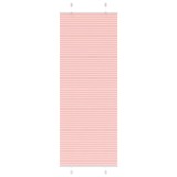 vidaXL Jaluzea plisată roz 75x200 cm Lățime țesătură 74,4cm poliester