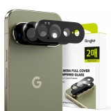 Folie de protectie Camera Spate Ringke pentru Google Pixel 11 Pro XL, Sticla Securizata, Set 2 bucati, Neagra
