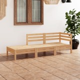 vidaXL Set mobilier de grădină, 3 piese, lemn masiv de pin 3082612