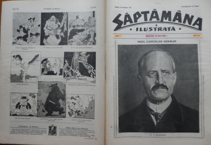 Saptamana ilustrata, nr. 10, 1917, pro Puterile Centrale, Alimentarea Capitalei