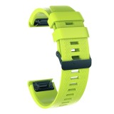 Curea silicon compatibila Garmin Fenix 5X, 26mm, Light Green, Very Dream