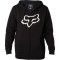 FOX LEGACY FOXHEAD ZIP FLEECE [BLK]