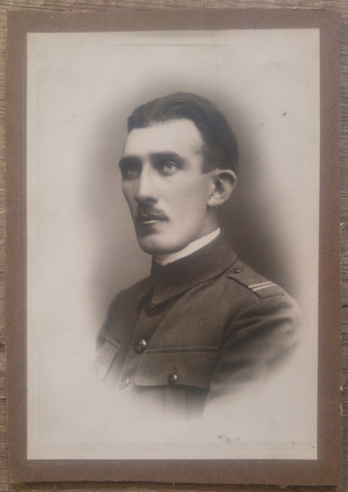Capitan Dumitru Ionescu, anii &#039;30// fotografie pe carton