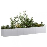 Cumpara ieftin Jardinieră 280x40x40 cm oțel galvanizat