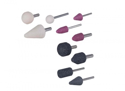 Set freze pentru slefuire, 10 elemente, Geko G01212 foto