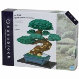 Set de Construcție Nanoblock Bonsai Pine Deluxe Edition NB-039