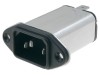 Conector AC soclu tată 4A 250V IEC 60320