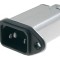 Conector AC soclu tată 4A 250V IEC 60320