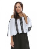 Bluza dama tip ie Fluture, Straie