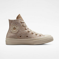 Converse tenisi Chuck 70 femei, culoarea bej, A03505C