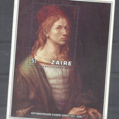 Zaire 1978 Albrecht Durer perf. sheet MNH DA.016