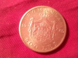 Moneda 500 lei 1945 , Mihai I , bronz , cal. AUNC