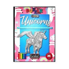 Eureka 3D Puzzle Book Unicorns